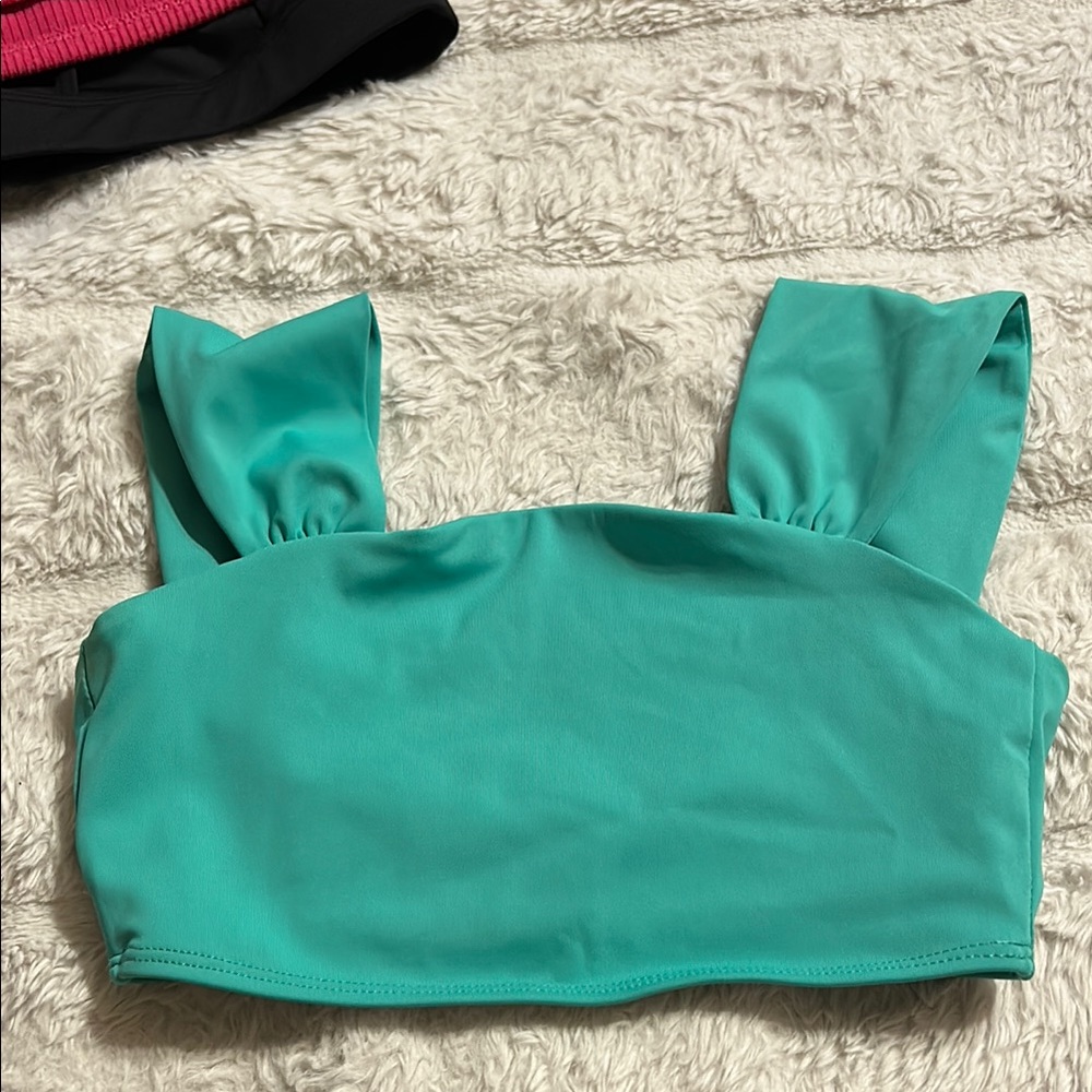 Tiger Friday AXS Victoria women’s crop top color aqua